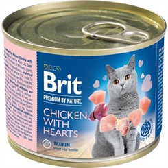 Brit kattemad - Premium by Nature Kylling med hjerte.